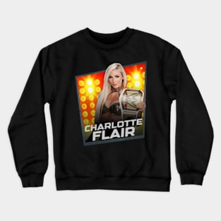 Charlotte Flair/////Card Game Concept Design Crewneck Sweatshirt